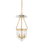 Hampton Pendant with Aged Brass Finish