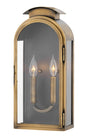 Rowley Medium Wall Mount Lantern In Gold Finish