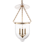 Hampton Pendant with Aged Brass Finish