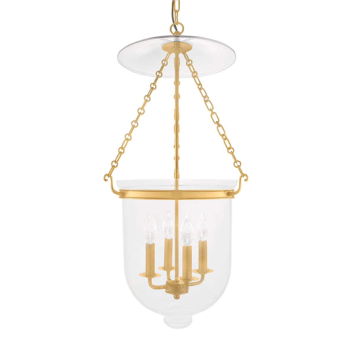 Hampton Pendant with Aged Brass Finish