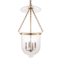 Hampton Pendant with Aged Brass Finish