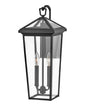 Alford Place Medium Tall Wall Mount Lantern In Black Finish