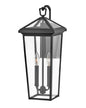 Alford Place Medium Tall Wall Mount Lantern In Black Finish