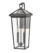 Alford Place Medium Tall Wall Mount Lantern In Light Bronze Finish