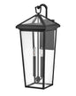 Alford Place Large Tall Wall Mount Lantern In Black Finish