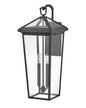 Alford Place Large Tall Wall Mount Lantern In Light Bronze Finish