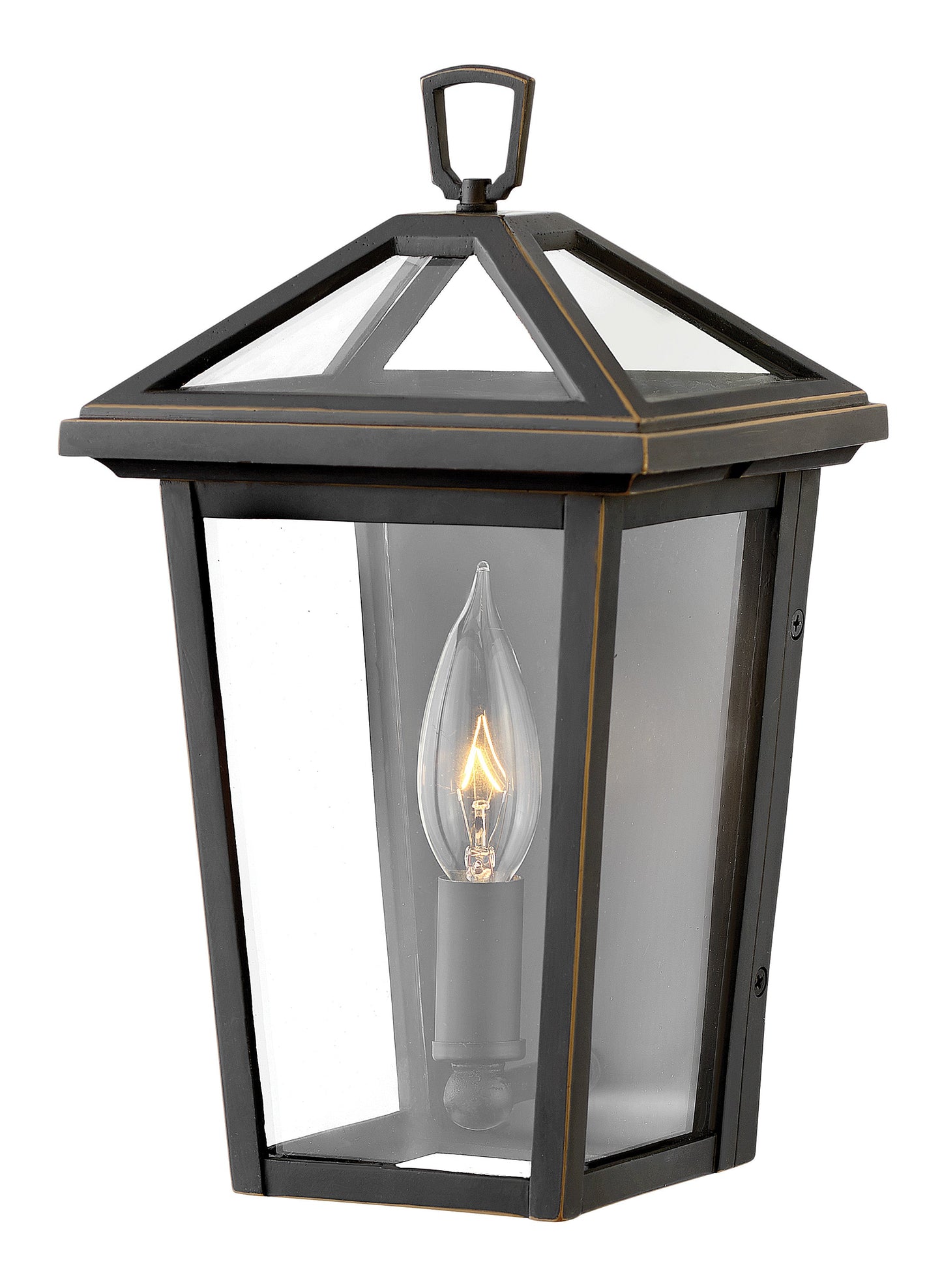 Alford Place Small Wall Mount Lantern In Light Bronze Finish