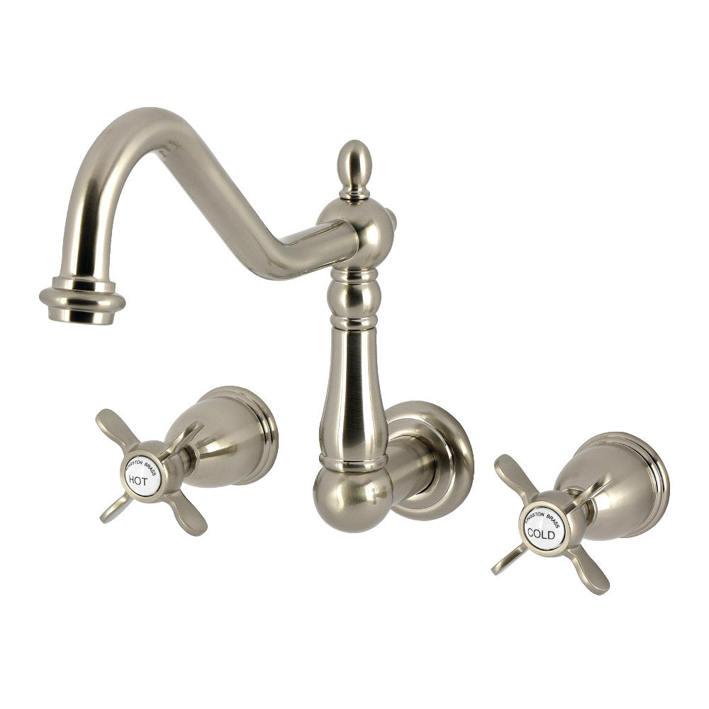 Essex Wall Mount Kitchen Faucet in Brushed Nickel