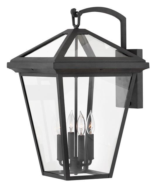 Alford Place Large Wall Mount Lantern In Black Finish