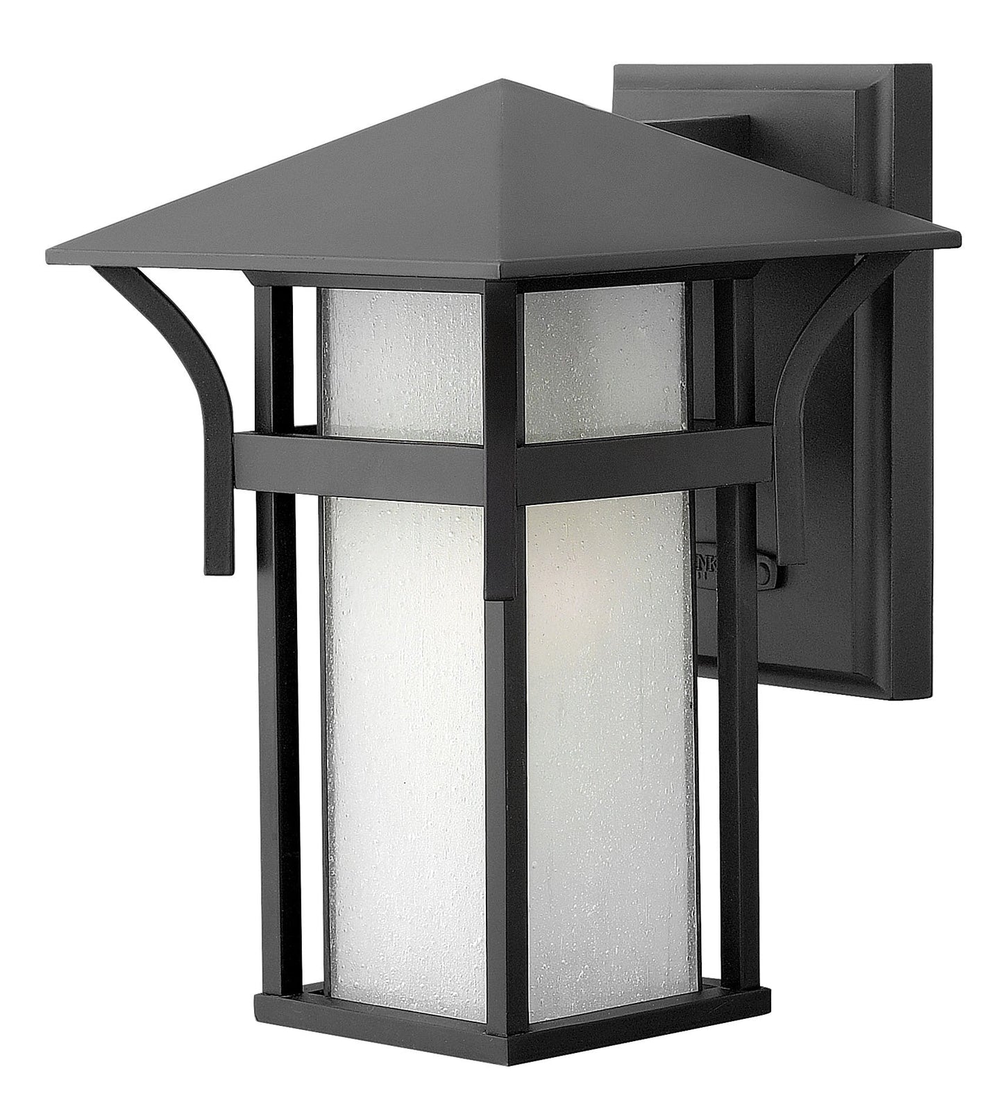 Harbor Small Wall Mount Lantern In Black Finish