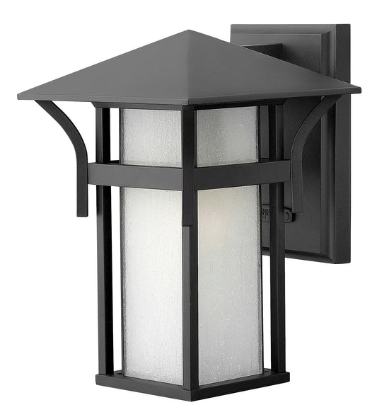 Harbor Small Wall Mount Lantern In Black Finish