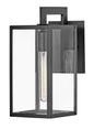 Max Small Wall Mount Lantern In Black Finish
