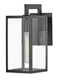 Max Small Wall Mount Lantern In Black Finish