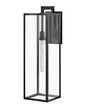 Max Large Wall Mount Lantern In Black Finish