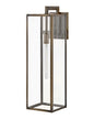 Max Large Wall Mount Lantern In Light Bronze Finish
