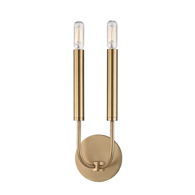 Gideon Wall Sconce with Aged Brass Finish
