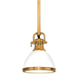 Randolph Pendant with Aged Brass Finish