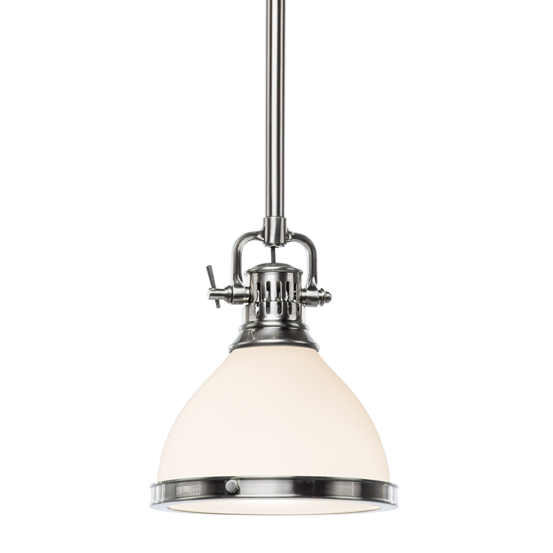 Randolph Pendant with Satin Nickel Finish