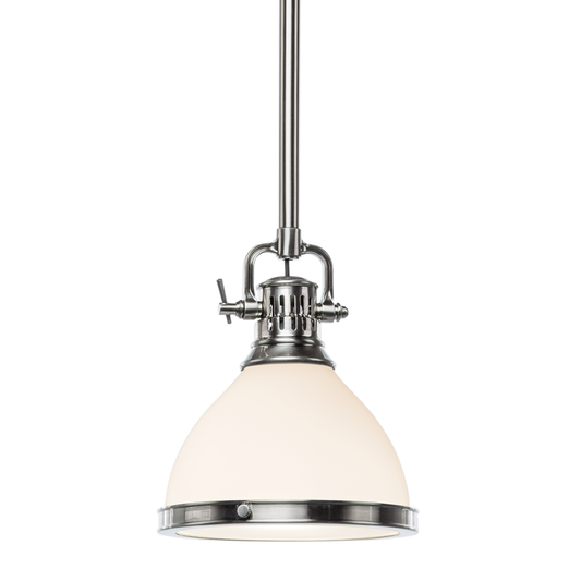 Randolph Pendant with Satin Nickel Finish