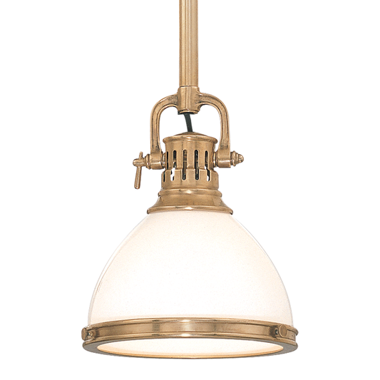 Randolph Pendant with Aged Brass Finish