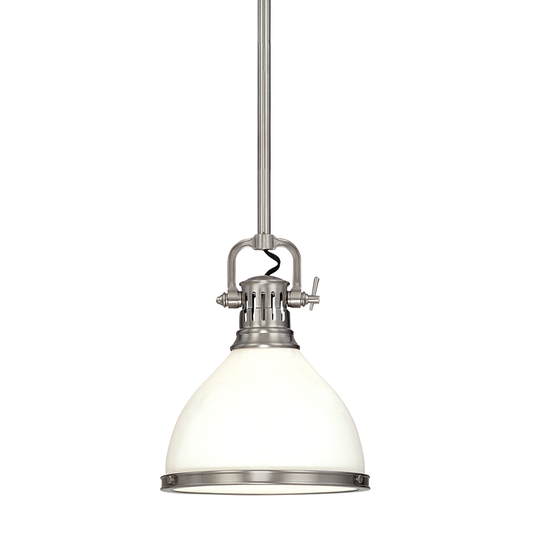 Randolph Pendant with Polished Nickel Finish