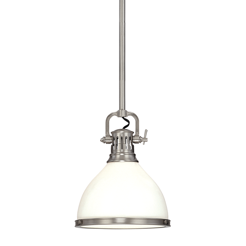 Randolph Pendant with Satin Nickel Finish
