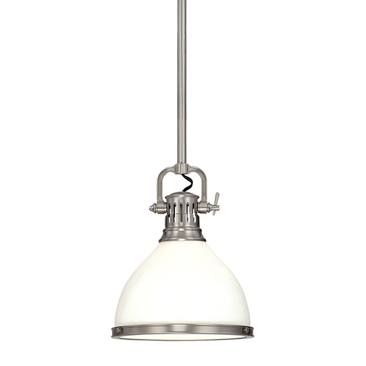 Randolph Pendant with Satin Nickel Finish