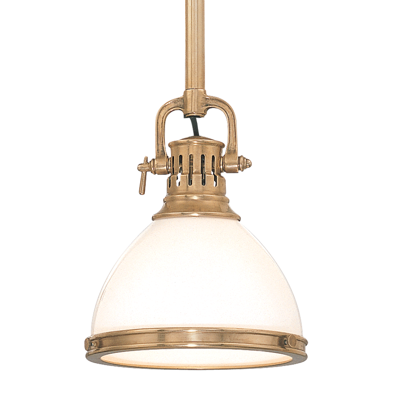 Randolph Pendant with Aged Brass Finish