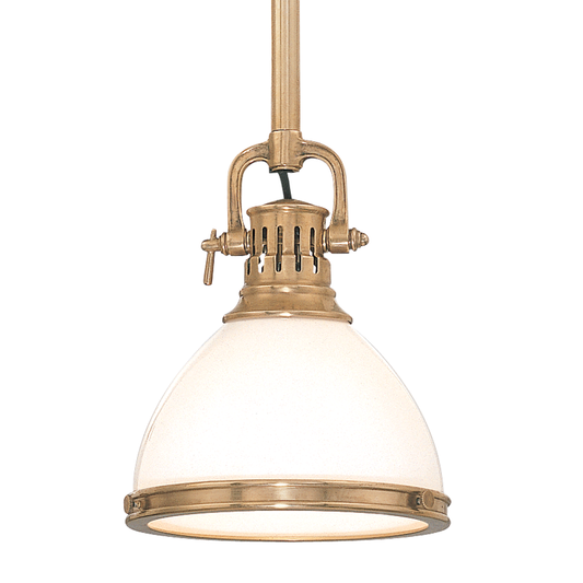 Randolph Pendant with Aged Brass Finish
