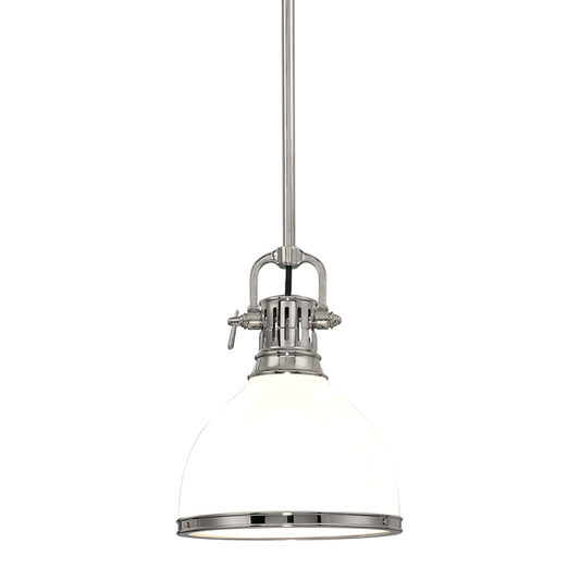 Randolph Pendant with Polished Nickel Finish