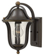 Bolla Small Wall Mount Lantern In Dark Brass Finish