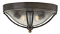 Bolla Medium Flush Mount In Dark Brass Finish