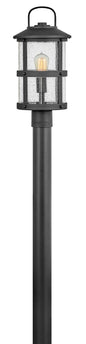 Lakehouse Medium Post Top or Pier Mount Lantern In Black Finish