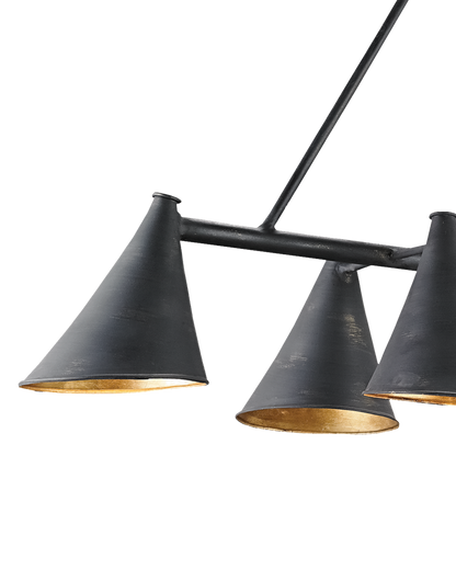 Culpepper Black Rectangular Chandelier