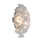 Jasmine Wall Sconce In SILVER LEAF Finish