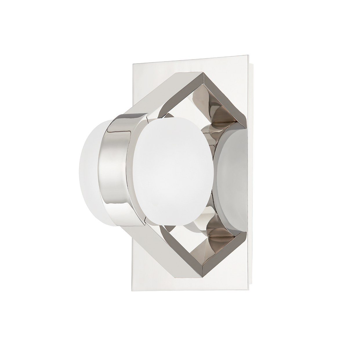 Orbit Wall Sconce with Polished Nickel Finish