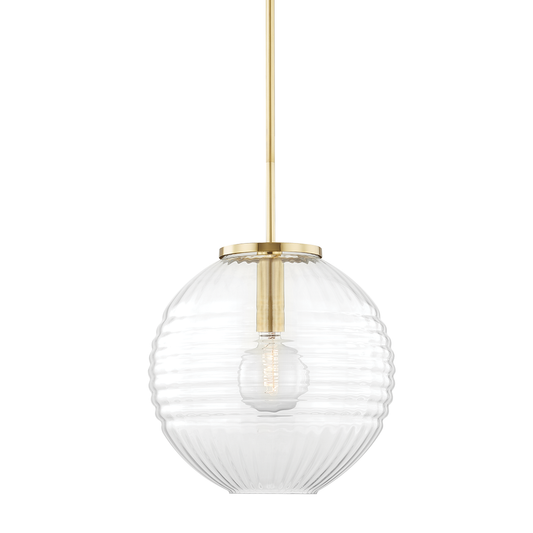 Bay Ridge Pendant with Aged Brass Finish