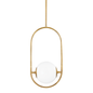 Everley Pendant In VINTAGE BRASS Finish