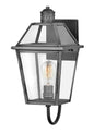 Nouvelle Medium Wall Mount Lantern In Black Finish