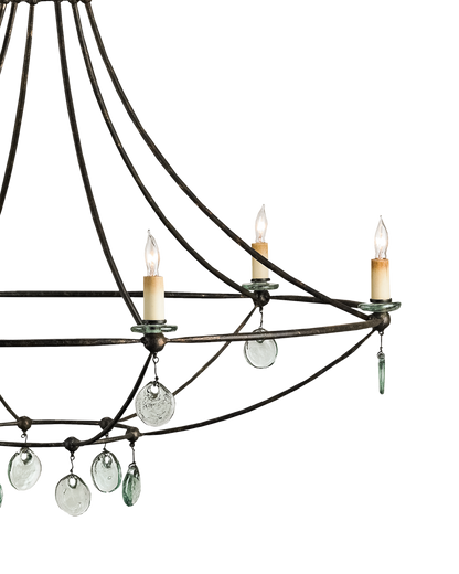 Novella Large Black Chandelier