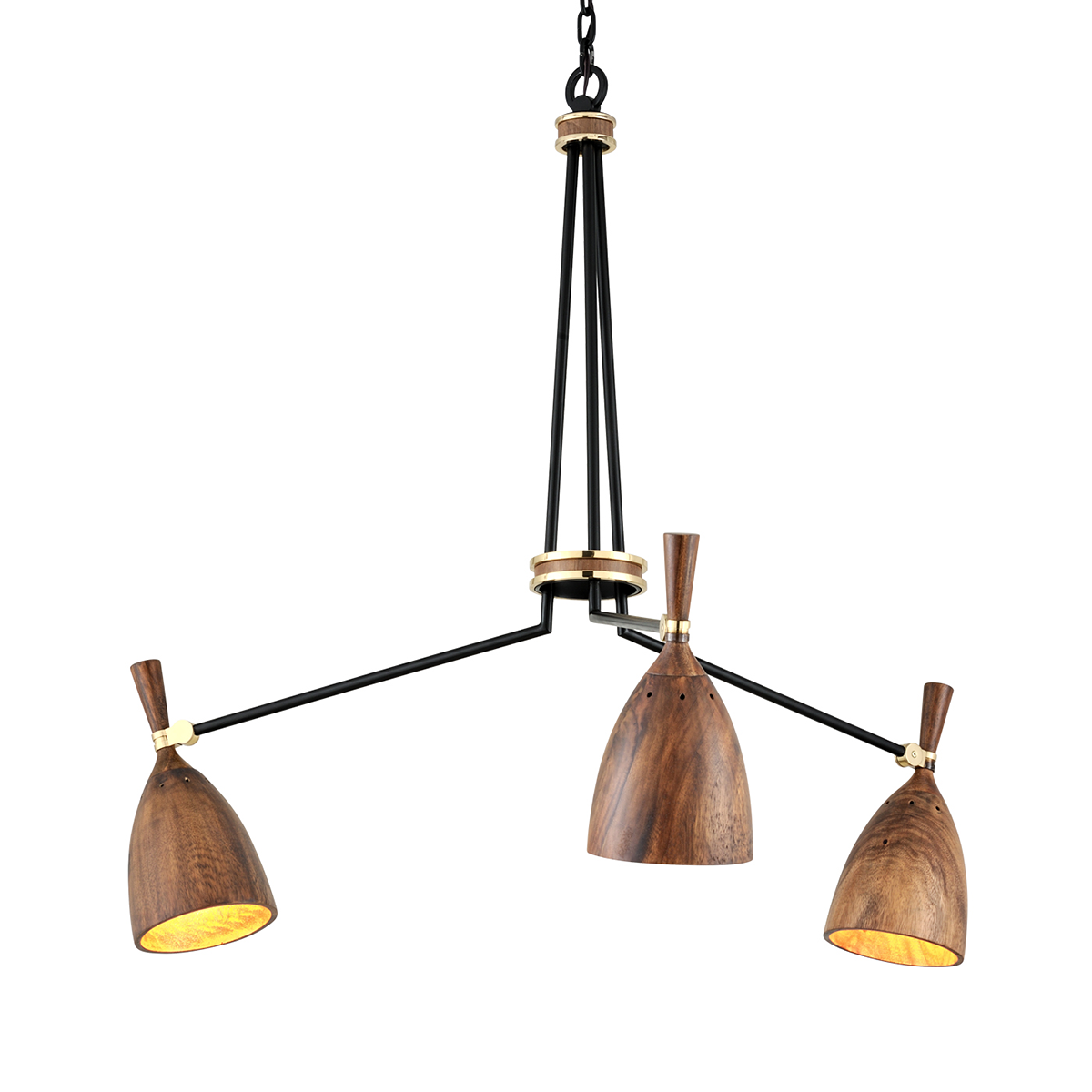 Utopia Chandelier In SOFT BLACK Finish
