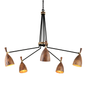Utopia Chandelier In SOFT BLACK Finish
