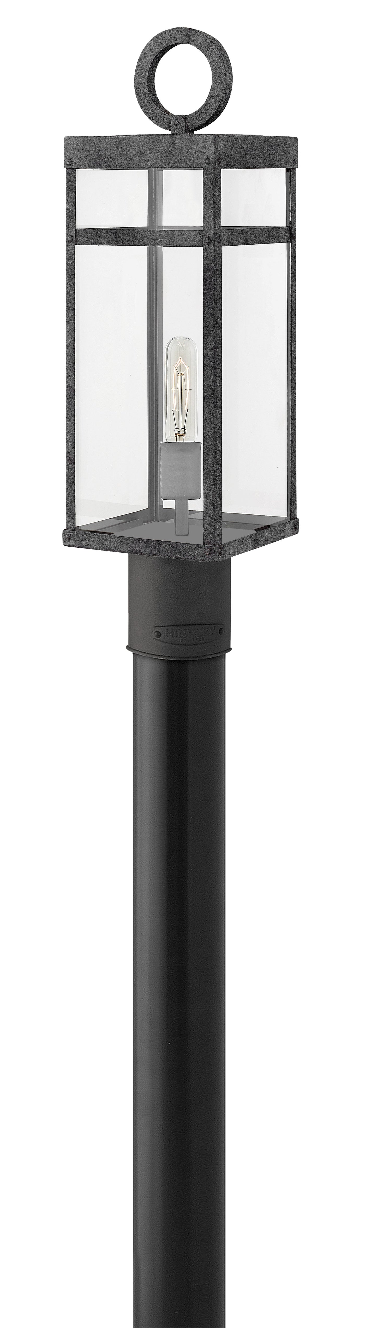 Porter Large Post Top or Pier Mount Lantern In Black Finish