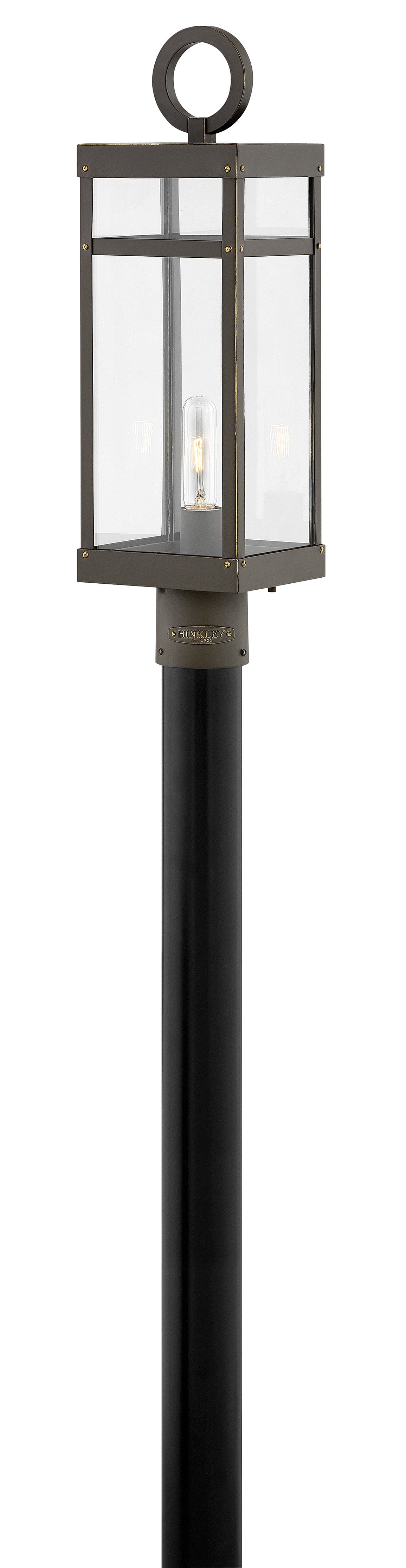 Porter Large Post Top or Pier Mount Lantern 12v In Light Bronze Finish