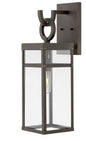 Porter Large Wall Mount Lantern In Light Bronze Finish