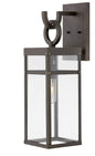 Porter Large Wall Mount Lantern In Light Bronze Finish