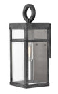 Porter Small Wall Mount Lantern In Black Finish