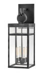 Porter Extra Large Wall Mount Lantern In Black Finish