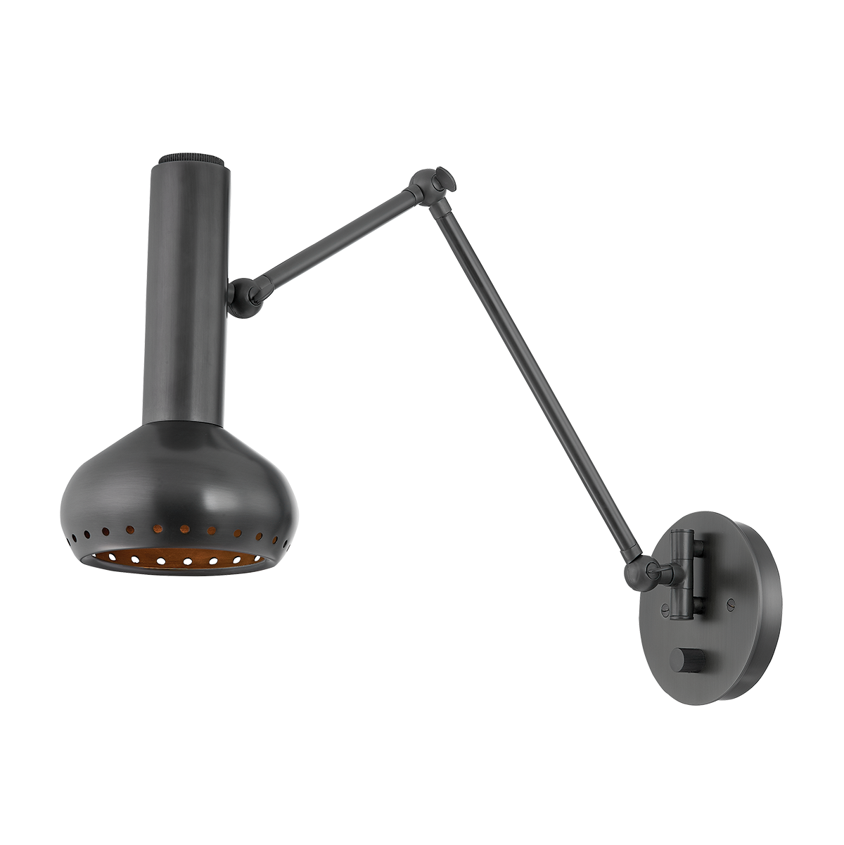 ROALD Wall Sconce with Distressed Bronze Finish