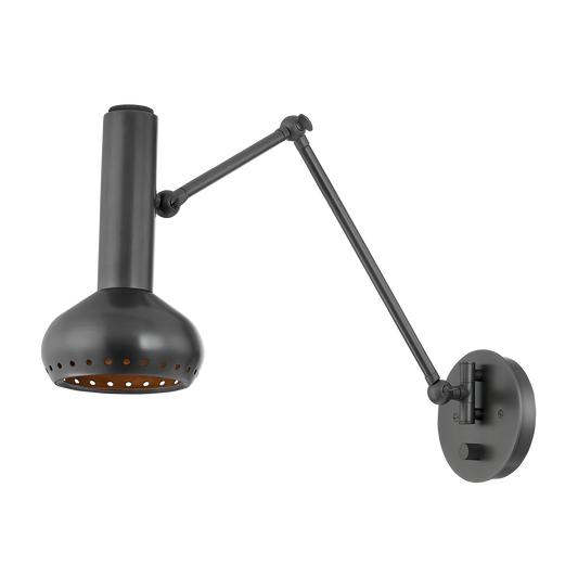 ROALD Wall Sconce with Distressed Bronze Finish